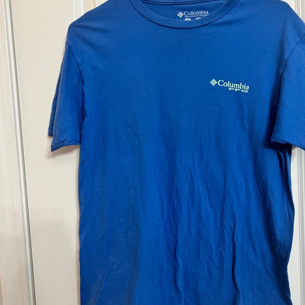 Columbia Men's Vibrant Blue Short Sleeve Tee